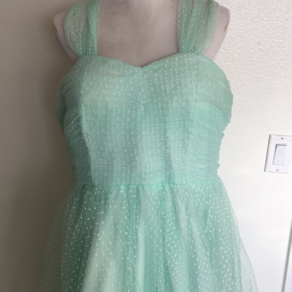 Beautiful mint green cocktail dress